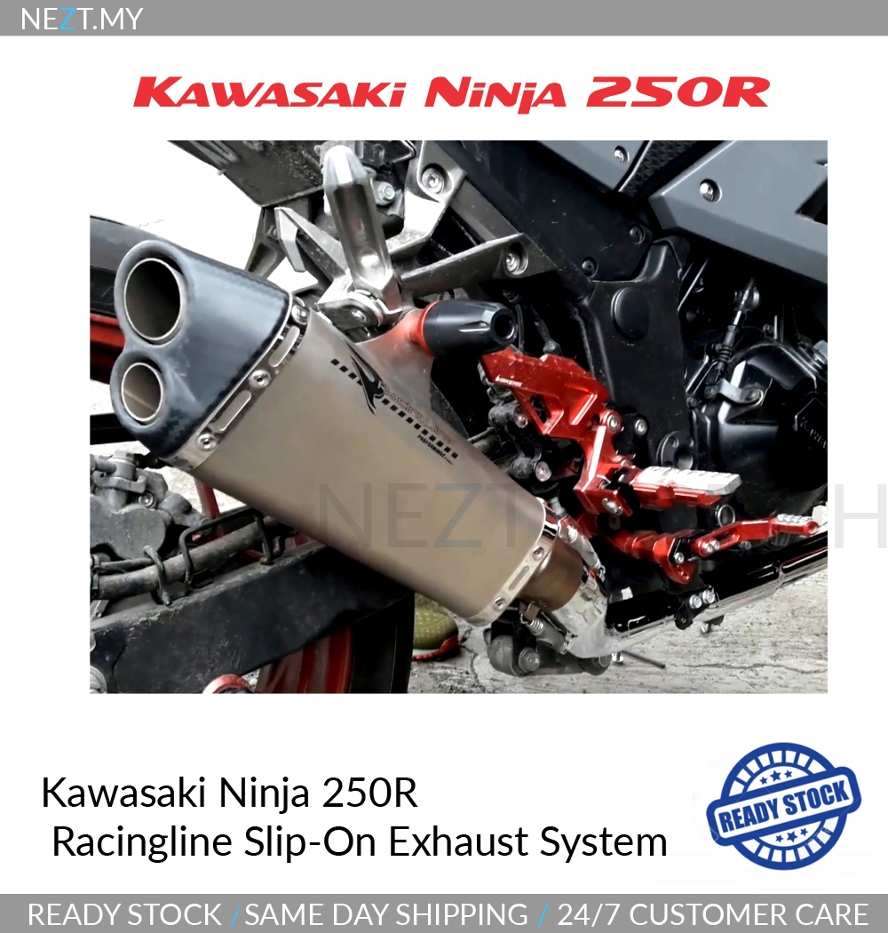 Kawasaki Ninja 250R Racingline SlipOn Exhaust System
